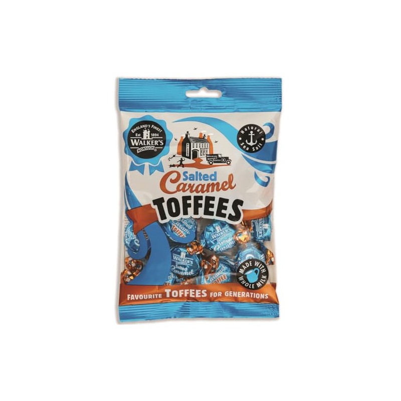 Walkers' Nonsuch Salted Caramel Toffees | with Butter & Whole