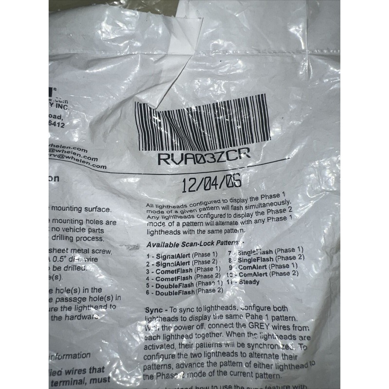 Whelen's RVA03ZCR is an amber TIR3 lighthead