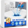 Queen Mattress Protector Noiseless,Mattressprotector Queen,Waterproof Mattress Cover Soft Breathable Cotton