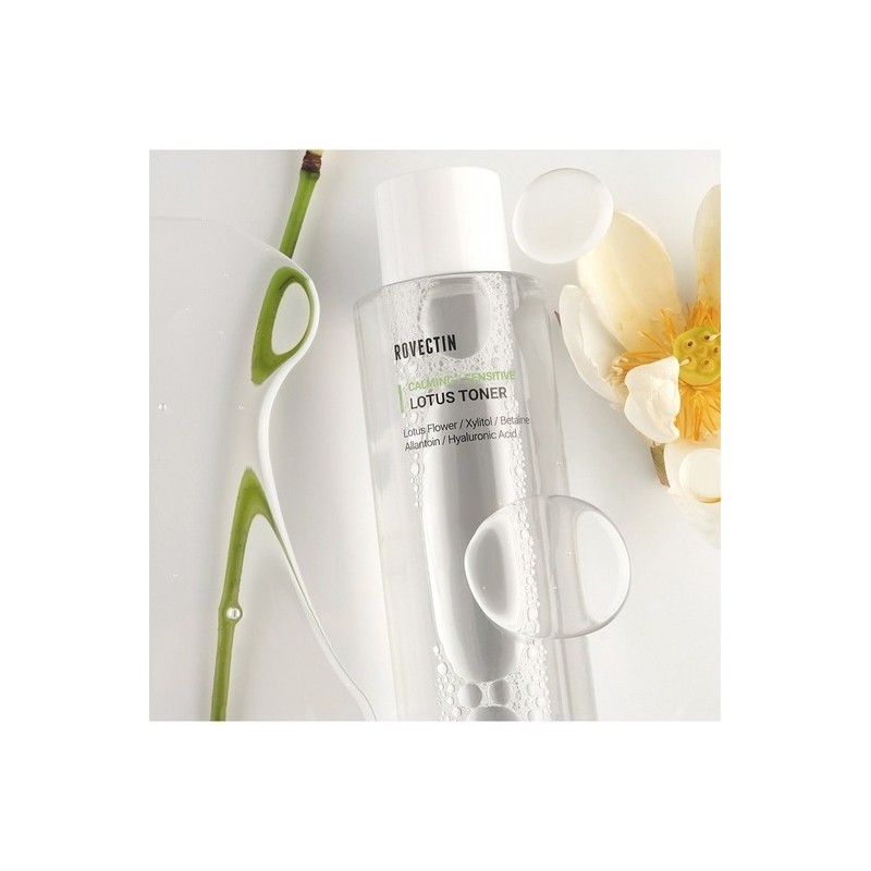 Rovectin Calming Lotus Water Toner 200ml / 로벡틴 카밍 연꽃수