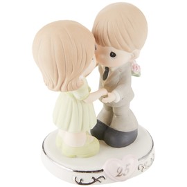 Precious Moments, Through The Years - 25th Anniversary, Bisque Porcelain Figurine, 123020