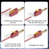 Goupchn 4mm Banana Plug High Current Quick Connect Gold-Plated 10PCS