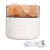 Aroma Lamp Humidifier Colorful Comfortable Multifunctional Crystal Salt Light Diffuser