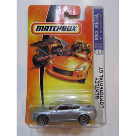 Matchbox 2007 Bentley Continental GT, Gray No. 1