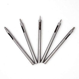 5PCS Leather Punch Tool, BE-TOOL Round Hollow Hole Punch Cutter Tool for Leather Watch Bands Belts Canvas Paper Plastics DIY Cutter (4.5MM)