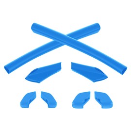 Tintart Kits de goma para auriculares y narices para Oakley Half Jacket XLJ Sunglass, Azul / Patchwork, Talla unica