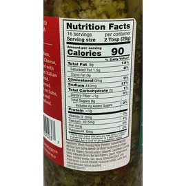 Central Grocery Hot & Spicy 16 Ounce Olive Salad (1 Jar)