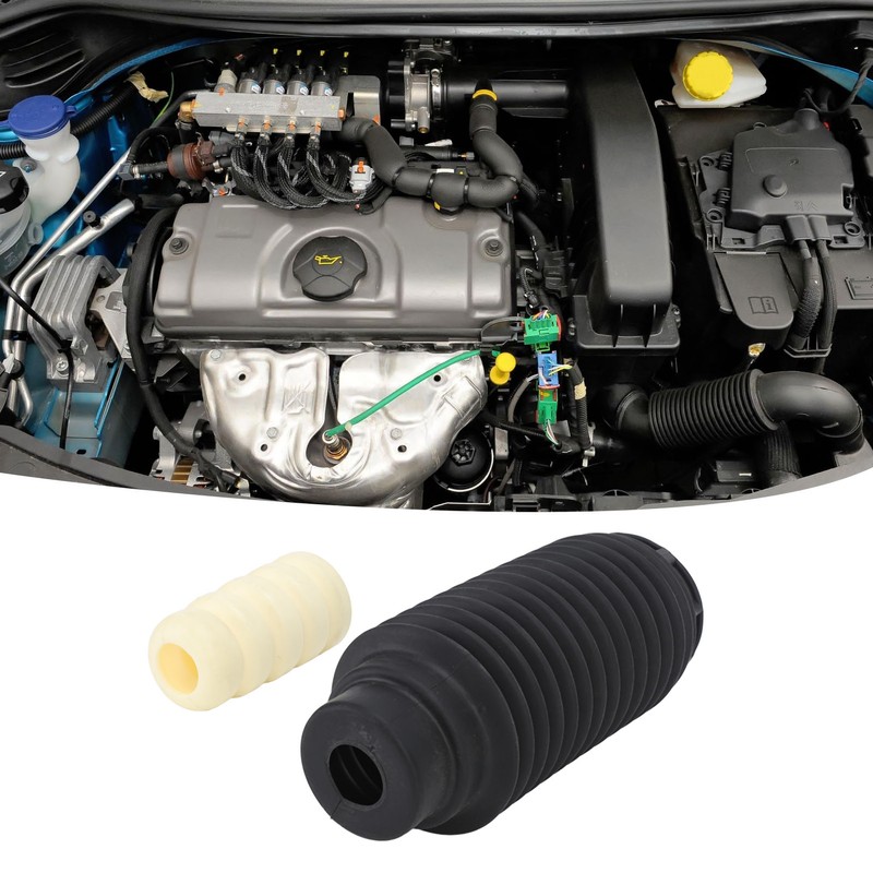 2PCS Front Shock Absorber Dust Cover 9636263880 Left Right Universal