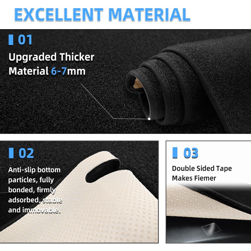 SKYLOTEC Dashboard Mats Dash Covers Pad Compatible with Subaru Outback