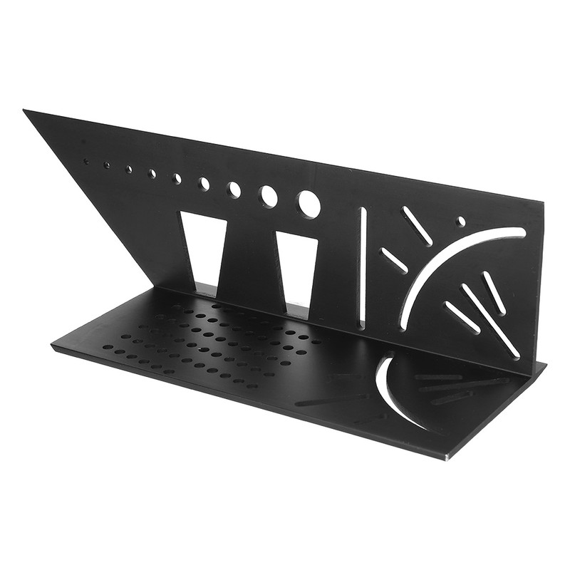 Multifunction Aluminum Alloy 45 Degree 90 Degree Angle Ruler Protractor