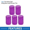 A ABSOPRO Tire Valve Stem Caps 11x17MM Car Wheel Valve
