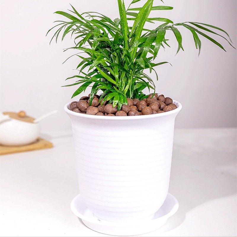FANTIAN 2 lbs Clay Pebbles for Plants, 8-12 mm Leca