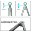 4-in-1 Stainless Steel Kitchen Tongs Set with Silicone Tips