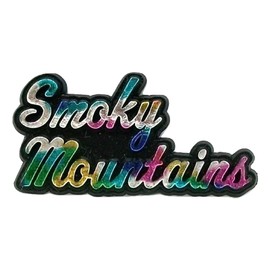 Smoky Mountains Script Fridge Magnet