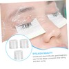 Beavorty Brow Removal Film 3 Rolls Embroidered Cling Film Semi-permanent
