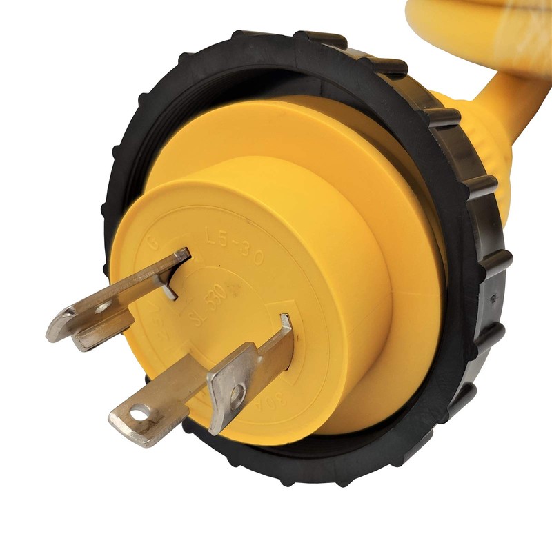 Parkworld RV Shore Power Extension Cord, NEMA L5-30 Twist Lock