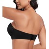 DotVol Strapless Push Up Bra Hand Shape Anti-Slip Padded Wireless