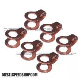 Dieselspeedshop.com HORSESHOE COPPER SEALING WASHERS FITS 1989-1998 Dodge Cummins® INJECTOR RETURN