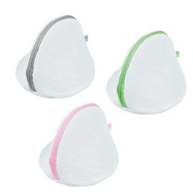 SSKHE 3 PCS Bra Wash Bag, Zipper Bra Washing Bag, Bra Washing Machine Bag Maintaining The Shape of Bras