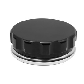 Zreneyfex 3''/76mm Aluminum Alloy Weld Billet On Filler Neck Black Cap Oil Fuel WaterTank Fuel Weld In Vented