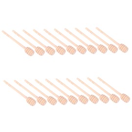KICHOUSE Wooden Honey Stick 20 Pack Stirring Rods for Honey Jam and Syrup Mixing