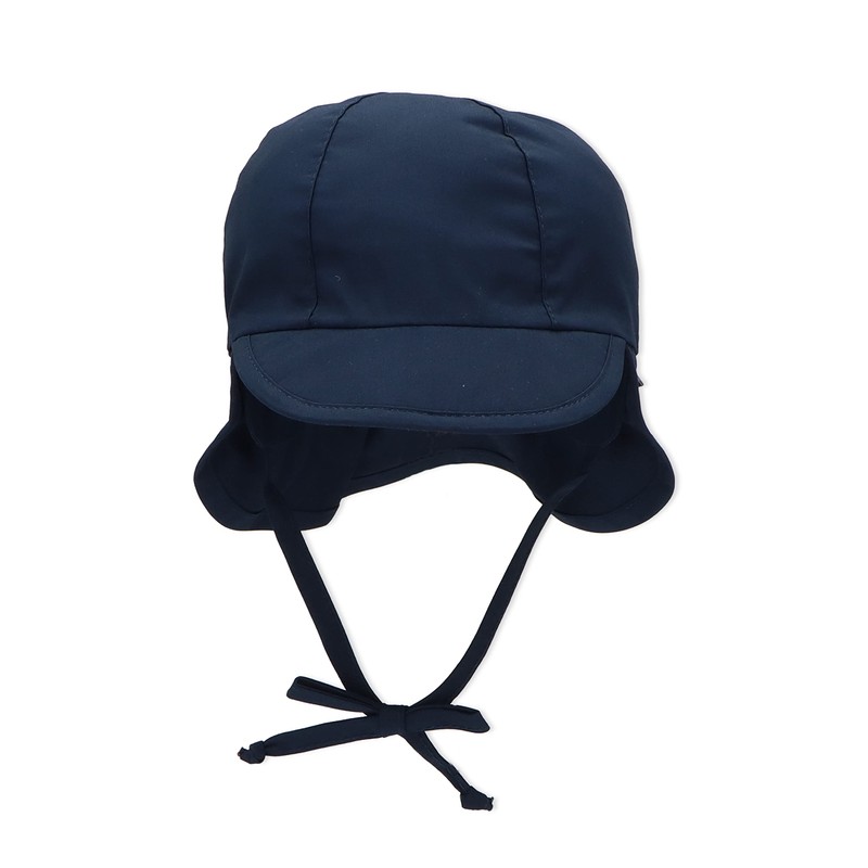 Sterntaler Boys Flapper with Neck Protection, Star Velcro and Stripes