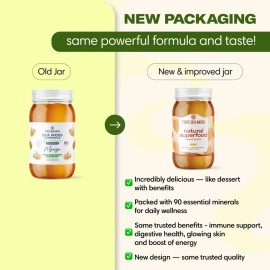 TrueSeaMoss Mango Irish Sea Moss Gel – Rich in Minerals & Vitamins – supports Immune, improves digestion, boost energy, skin & hair health - Made in USA