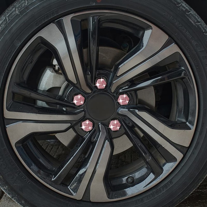 Blueshyhall 21mm Wheel Lug Nut Cover Bolt Caps with Removal