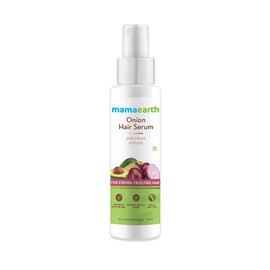 MAMAEARTH Mamaearth Onion Hair Serum with Biotin | Smooth Strong and Frizz-Free Hair Solution | Hair Fall & Breakage Control Formula | 3.38 Fl Oz (100ml)