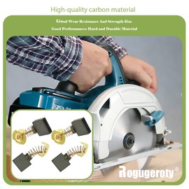 CB204 - Cepillos de carbono de repuesto para Makita CB204 CB203 CB202 191944-6 191953-5 191957-7 181051-3 643200-5(4 unidades)