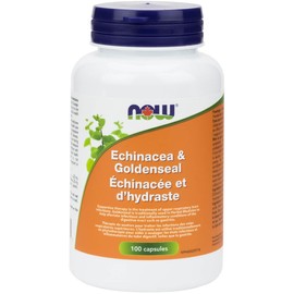 NOW Echinacea & Goldseal, 225mg/225mg, 100 Capsules