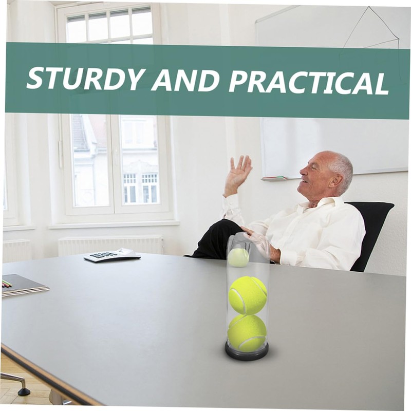 CORHAD Convenient Tennis Bottle Ball Container Lid Baseball Storage Container