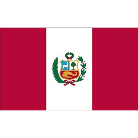 Valley Forge Flag 3-Foot by 5-Foot Nylon Peru Flag