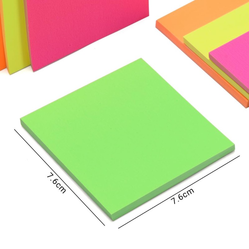 ideen.kollektiv IonNotes Electrostatic Sticky Notes - 1048 Sheets in 4