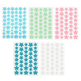 KQOZG 200 Stück Pimple Patches, Anti-Pickel Sterne mit Teebaumöl und Salicylsäure, Wasserdichte Atmungsaktive Hydrokolloid Pflaster für Tag und Nacht, 3 Größen (10/12/14 mm)