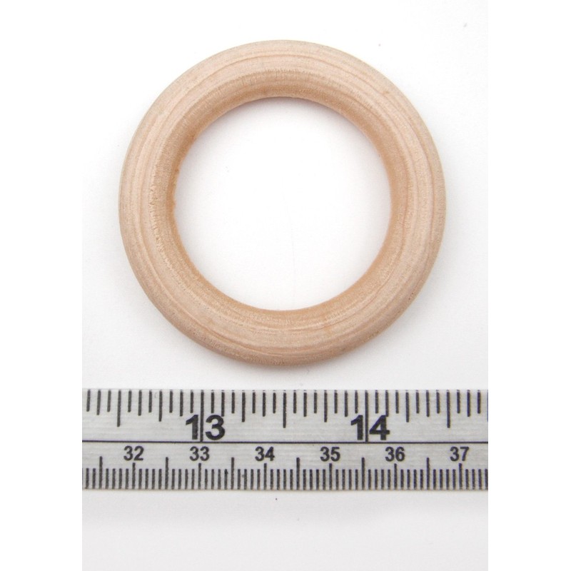 ALL in ONE Natural Wood Rings for DIY Projects (5.5cm)
