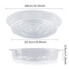 Rocutus Plant Saucer,20 Pack Plastic Plant Saucer Drip Trays Small