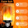 Unbranded "LED Flame Light Bulbs, 4 Modes Flickering Light Bulbs