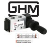 GHM PNEUMATIC 1/4"NPT 5 Way 2 Postion Lever Operated Valve