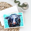 Caroline's Treasures Moo Cow Greeting Cards Pack of 8 Blank