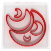Custom Cutters Moon Shaped Cutters | Set of 5 Plastic