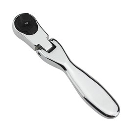 1/4 Ratchet, 72-Tooth Flex Head Mini Ratchet, Professional Micro Ratchet, Hexagon Square Drive Alloy Steel Hand Ratchet Wrench, Compact Gearwrench for Narrow Spaces