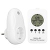 Wireless Plug in Thermostat LCD Remote Control Digital Display Temperature