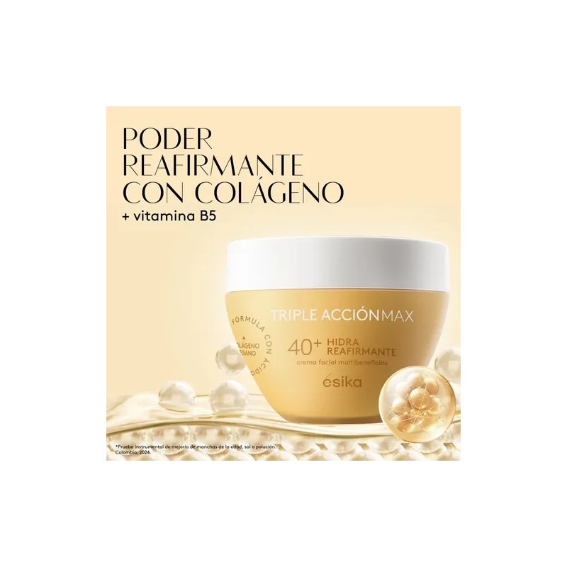 Crema Facial Hidra Reafirmante 40+ Triple Acción Max Esika