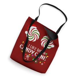 I Like His Candy Cane I Like Her Peppermint Candies Couples Tote Bag
