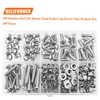 HELIFOUNER 240 Pieces M5 x 6mm /8mm /10mm /12mm /16mm