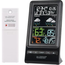 La Crosse Technology 라크로스 테크놀로지 308-1415C 디지털 멀티 컬러 무선 예보 스테이션 LaCrosse Technology 308-1415C Digital Multicolor Wireless Forecast Station