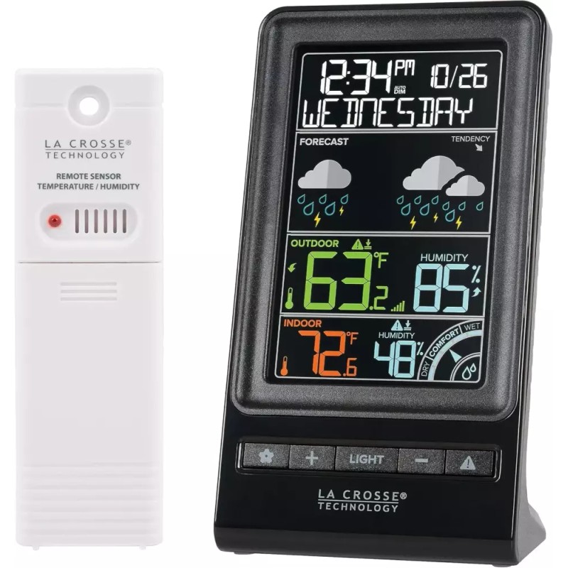 La Crosse Technology 라크로스 테크놀로지 308-1415C 디지털 멀티 컬러 무선