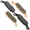 Caltric Front And Rear Brake Pads for Kawasaki Vulcan 900