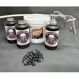 Gal. PB Blaster Black, Semi Pro Undercoating Gun, 1 Wand, 3 B Qt. Bottles, and 50 Rust Plugs